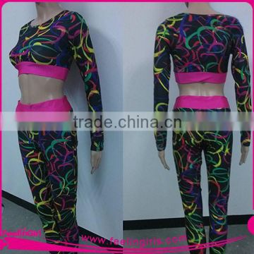 Floral Top and Pant Set Sexy Womans Jumpsuit Bodycon For Party