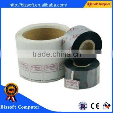 Bizsoft Excellent performance 60mm*300M Jewelry label Resin Ribbon