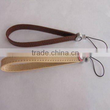 leather mobile phone straps wholesale and cell phone charm promotion