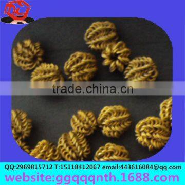 Hardware Accessories Metal Flat Brass Round Watermelon Pumpkin Shape Twist Spring Flowers Bead photo-5