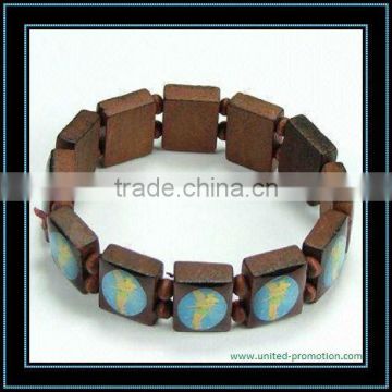 promotion fashion wooden wristbands