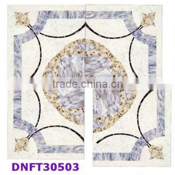 Ceramic floor tile