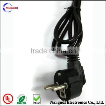 Ac Euro Power Cord VDE Approved Cable Set