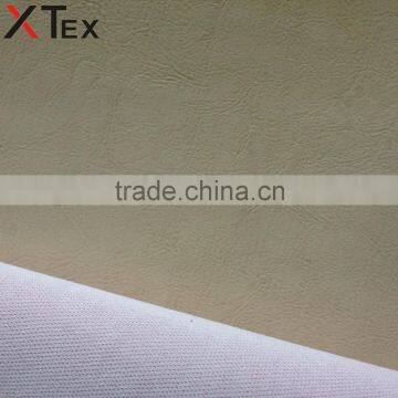 pvc leather with fish scale fabric backing in yellow and other colors for modern sofa and sectionals from china factory