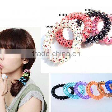 Telephone Wire Band Elastic Ring Hair Headwear