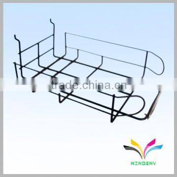 Sturdy black wire supermarket verticial showcase for beverage and candy