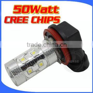 Latest 60w 50w CREEs Car LED Fog Lamp, H4 H7 H8 H9 H10 H11 H16 9005 9006 P13 PSX24 PSX26 PY24 LED Fog Lamp Bulb