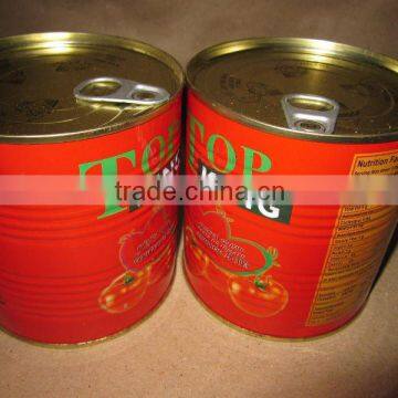 Good taste canned tomato paste concentrated28-30% with good quality