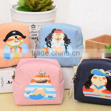 Hot selling canvas coin purse with high quality