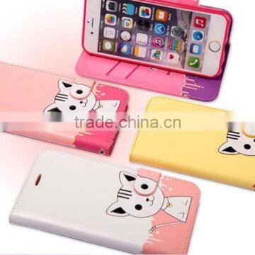 Lovely Cats Pattern Mobile Phone Case Flip Wallet Phone Case For IPhone 6 photo-6