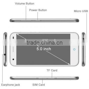 ZTE Blade S6 5.0 Inch PHONE Android OS 4.4 Smart Phone, Snapdragon 410 Quad Core 1.2GHz photo-3