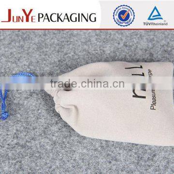 White Pretty Small Drawstring Bags for Jewelry photo-2