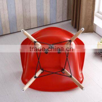 Dining Room Furniture Modern Design Plastic Chair With Steel Frame photo-6