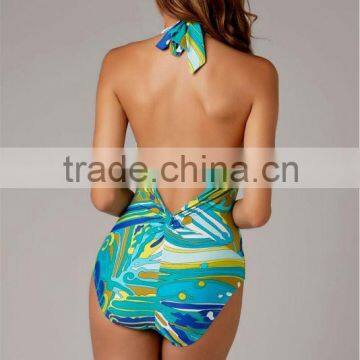 Sexy Ladies swimwear low back one piece