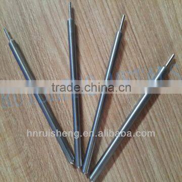 polishing lathed tungsten pin bar