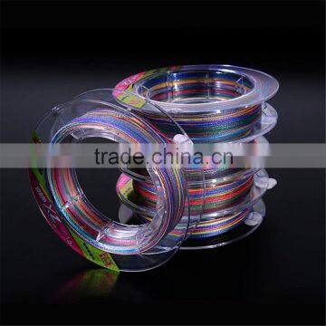 Hot sale soft 4 strands elastic fishing line with new style line reel