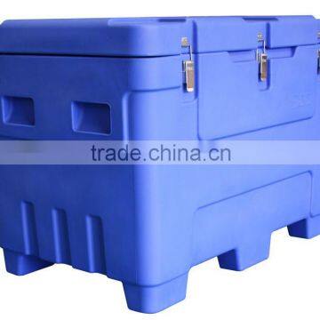 Ice box for dry ice storage and transportation