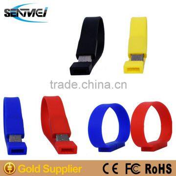 usb gadget wristbands silicon bracelet usb flash drive 1gb-16gb availble