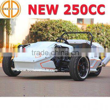 NEW chinese three wheel motorcycle 4 gears 3 wheel motorcycle with one reverse gear,manual cluth 250cc (MC-369)