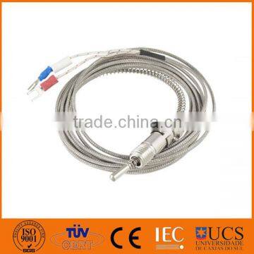 WZP 2 Wire Pressure Spring PT100 Type Bole RTD Sensor Manufacturer