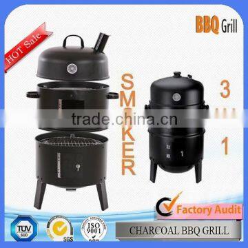 Popular design portable bbq grill smoker