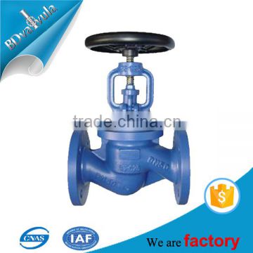 DIN standard bellows seal globe valve pn16