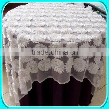 SILVER TAPE EMBROIDERY TABLE CLOTH photo-2
