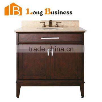 LB-LX2067 Commercial solid wood bathroom cabinet bathroom vanity