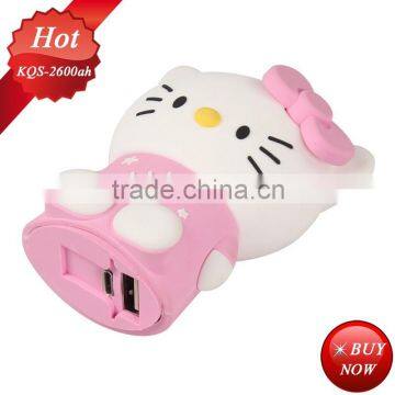 2015 Toy Gift Pink Cat Portable Power Bank 2600mAh photo-3