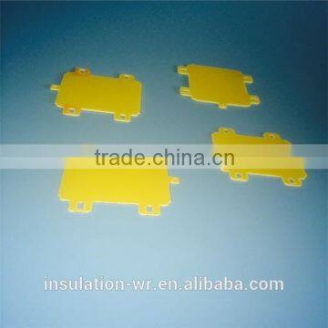 Epoxy resin glass-fiber yellow insulator part workpiece