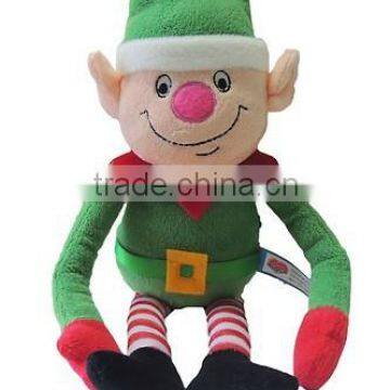 cute elf plush toys/cute christmas elf toy soft plush elf toy/china plush elf toy