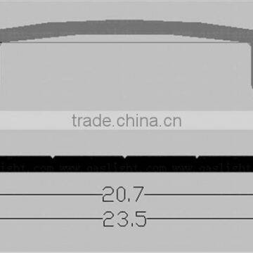 23x10mm White RGB 3in1/rgbw 4 in 1led Bar Light Flat Aluminum LED Profile For Cabinet Decoration photo-6