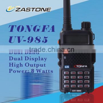 TONFA UV-985 VOX DTMF Walkie Talkie ,8W Dual Band VHF+UHF Two Way Radio ,Ham Radio