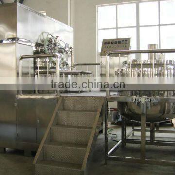 350L Cream Homogenizer Cosmetic Cream Vacuum Emulsion Homogenizer Mixer photo-5