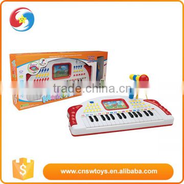 Wholesale import musical instruments kids early educational toy electronic organ