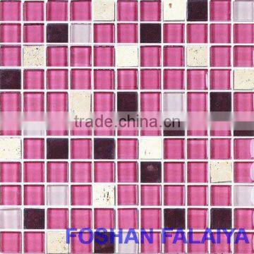 Crystal Mosaic Glass and Stone Mosaic GS030