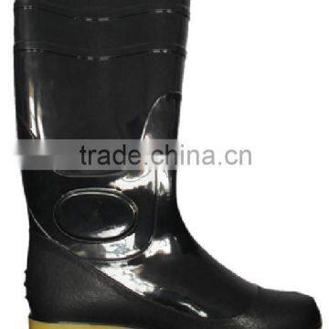 Black safety PVC boots LF138