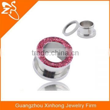 TP01107 Stainless Steel Flesh Tunnel Body Jewelry Making Supplies photo-3