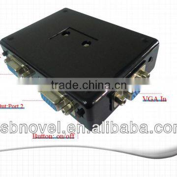 VGA 2 Port Splitter,vga Splitter,2 Ports Vga Adapter in Hight Quality photo-3