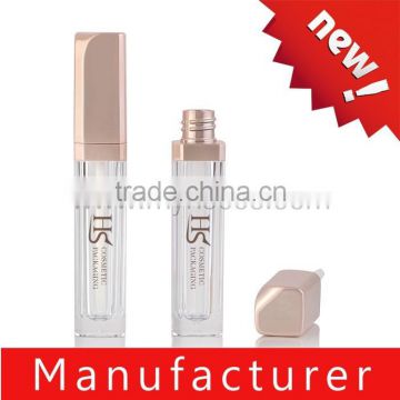 Fashional Gold Plastic Lip Gloss Tube Packaging