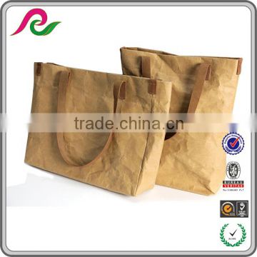 custom shape and color recycle washalbe kraft bag