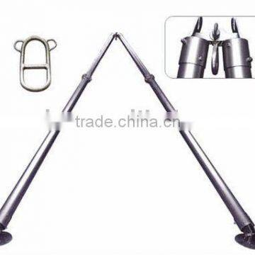 Aluminum alloy A-shape Tubular Gin Pole