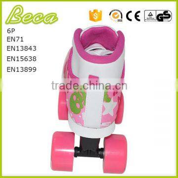 Wholesale New Design Fitness Pink PU Wheel Disco Quad Skate for Girls Quality Choice photo-4