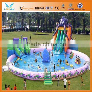 Various large inflatable water pool toys for sale