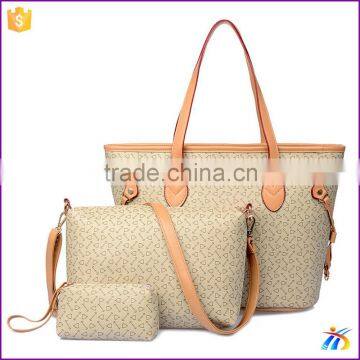 Fashion large capacity hobo handbag handbag set for lady cheap