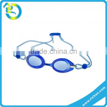 fashion design adjustable waterproof silicone rubber easy adjust kids swimming goggles