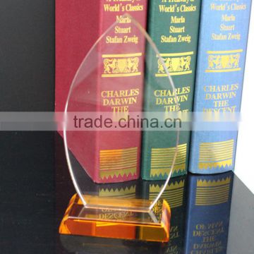 Custom crystal trophy figures decoration