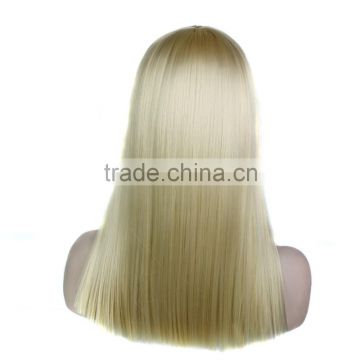 cheap blond color 613 synthetic wig