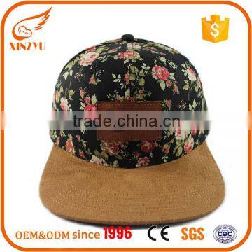 2016 New Design Snapback Cap Blank Corduroy Flat Brim Snapback Cap photo-3