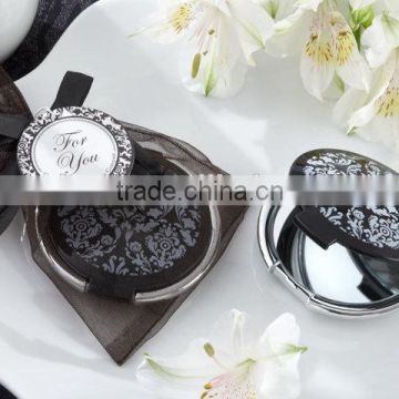 Beautiful Black Packing Round Wedding Mirror